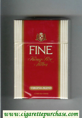 Fine Virginia Blend cigarettes hard box
