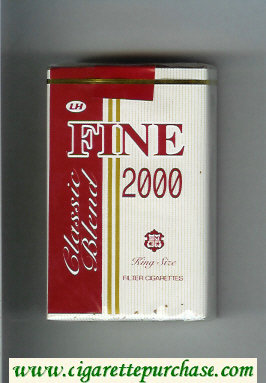 Fine 2000 Classic Blend cigarettes soft box