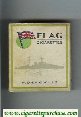 Flag cigarettes wide flat hard box