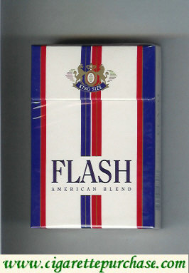 Flash American Blend cigarettes hard box