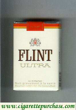 Flint Ultra cigarettes soft box