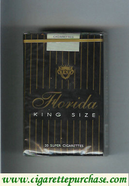 Florida King Size black cigarettes soft box