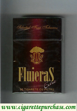 Fluieras Extra black cigarettes hard box