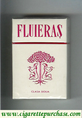 Fluieras white cigarettes hard box