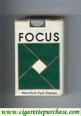 Focus Menthol Full Flavor cigarettes soft box