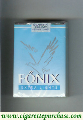 Fonix Extra Lights cigarettes soft box