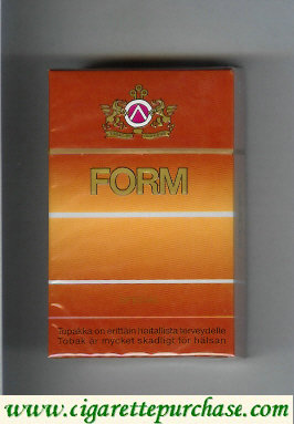 Form Special brown cigarettes hard box