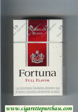 Fortuna American Blend Full Flavor cigarettes hard box