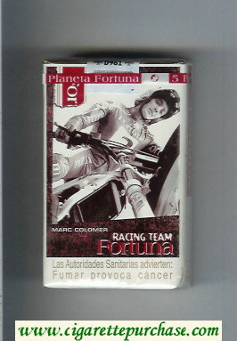 Fortuna Racing Team Mark Colomer cigarettes soft box