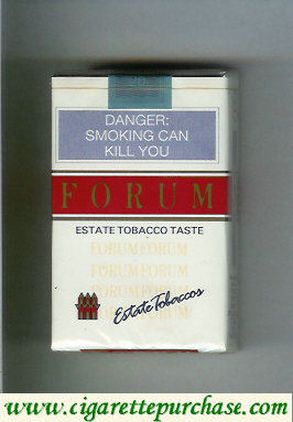 Forum Estate Tobacco Taste Estate Tobaccos cigarettes soft box