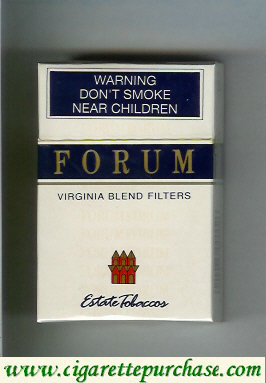 Forum Virginia Blend Filters Estate Tobaccos cigarettes hard box
