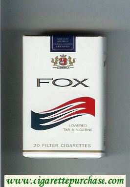 Fox Clamerica white and blue and red cigarettes soft box