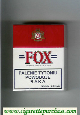 Fox Quality American Blend cigarettes hard box