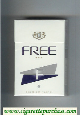 Free F '1' Premium Taste white and black and silver Cigarettes hard box