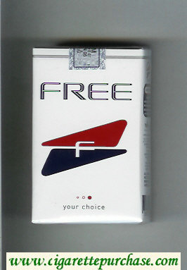 Free F Your Choice white and red and black Cigarettes soft box