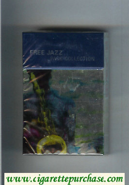 Free Jazz Pack Collection design 1999 foto Attila Durak Cigarettes hard box