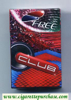 Free Night Moments Club Cigarettes hard box