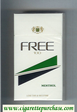 Free 100s Menthol Cigarettes hard box