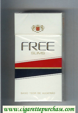 Free Slims 100s Cigarettes hard box