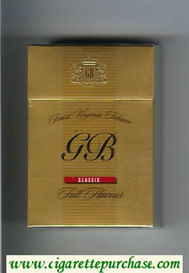 GB Classic Full Flavour cigarettes hard box