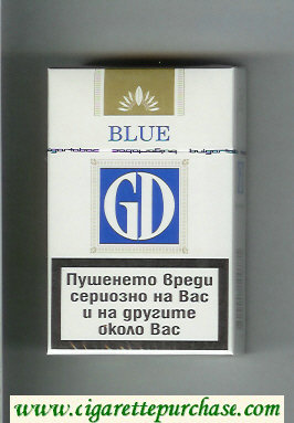 GD Blue cigarettes hard box