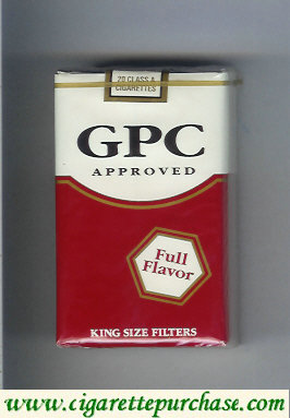 GPC Approved Full Flavor King Size Filters Cigarettes soft box