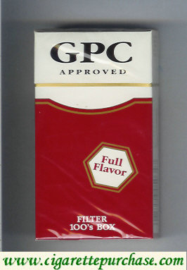 GPC Approved Full Flavor Filters 100s Box Cigarettes hard box