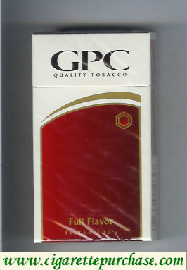 GPC Quality Tabacco Full Flavor Filter 100s Cigarettes hard box