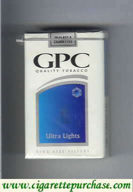 GPC Quality Tabacco Ultra Lights King Size Filters Cigarettes soft box