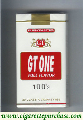 GT One Full Flavor Filter cigarettes 100s soft box