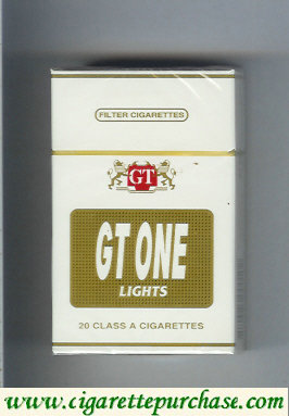 GT One Lights Filter cigarettes hard box