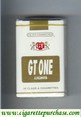 GT One Lights Filter cigarettes soft box