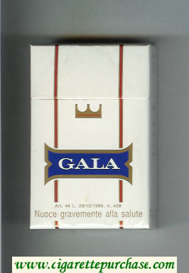 Gala cigarettes hard box