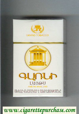 Garni American Blend Lights Grand Tobacco cigarettes hard box