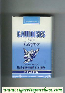 Gauloises Extra Legeres Filtre cigarettes soft box