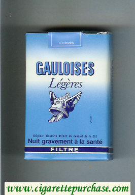 Gauloises Legeres Filtre cigarettes soft box