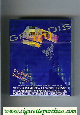 Gauloises Cyber Cosmic 25s cigarettes hard box