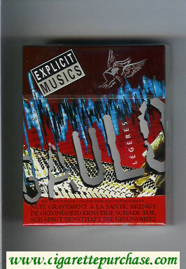 Gauloises Expicit Musics Legeres 25s cigarettes hard box