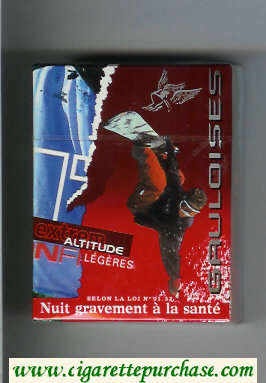 Gauloises Extrem Altitude Legeres 30s cigarettes hard box