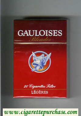 Gauloises Blondes Legeres Cigarettes hard box