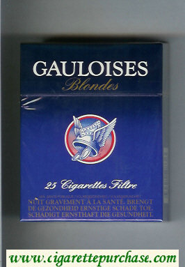 Gauloises Blondes 25s Cigarettes hard box