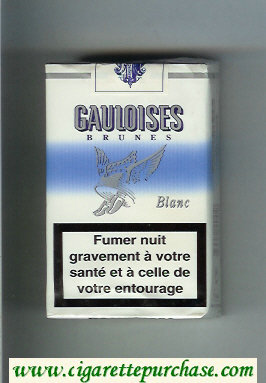 Gauloises Brunes Blanc cigarettes soft box