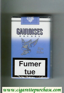 Gauloises Brunes Bleu and Blanc cigarettes soft box