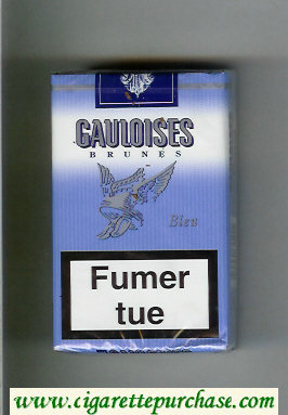 Gauloises Brunes Bleu cigarettes soft box