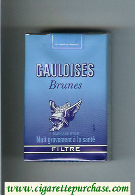 Gauloises Brunes Filtre cigarettes soft box