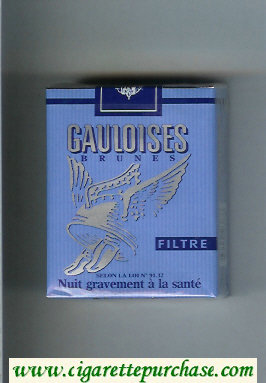 Gauloises Brunes Filtre soft box cigarettes