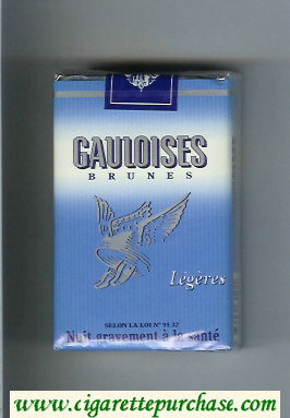 Gauloises Brunes Legeres cigarettes soft box