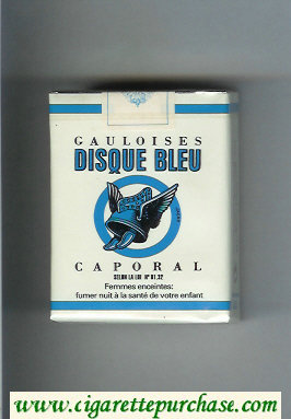 Gauloises Disque Bleu Caporal cigarettes soft box