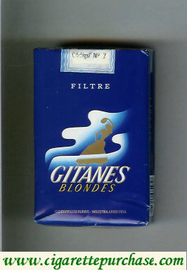 Gitanes Blondes Filtre cigarettes soft box