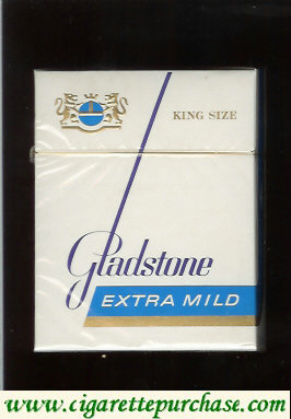 Gladstone Extra Mild 25s cigarettes hard box